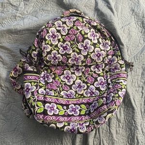 Vera Bradley Plum Petals Large Backpack